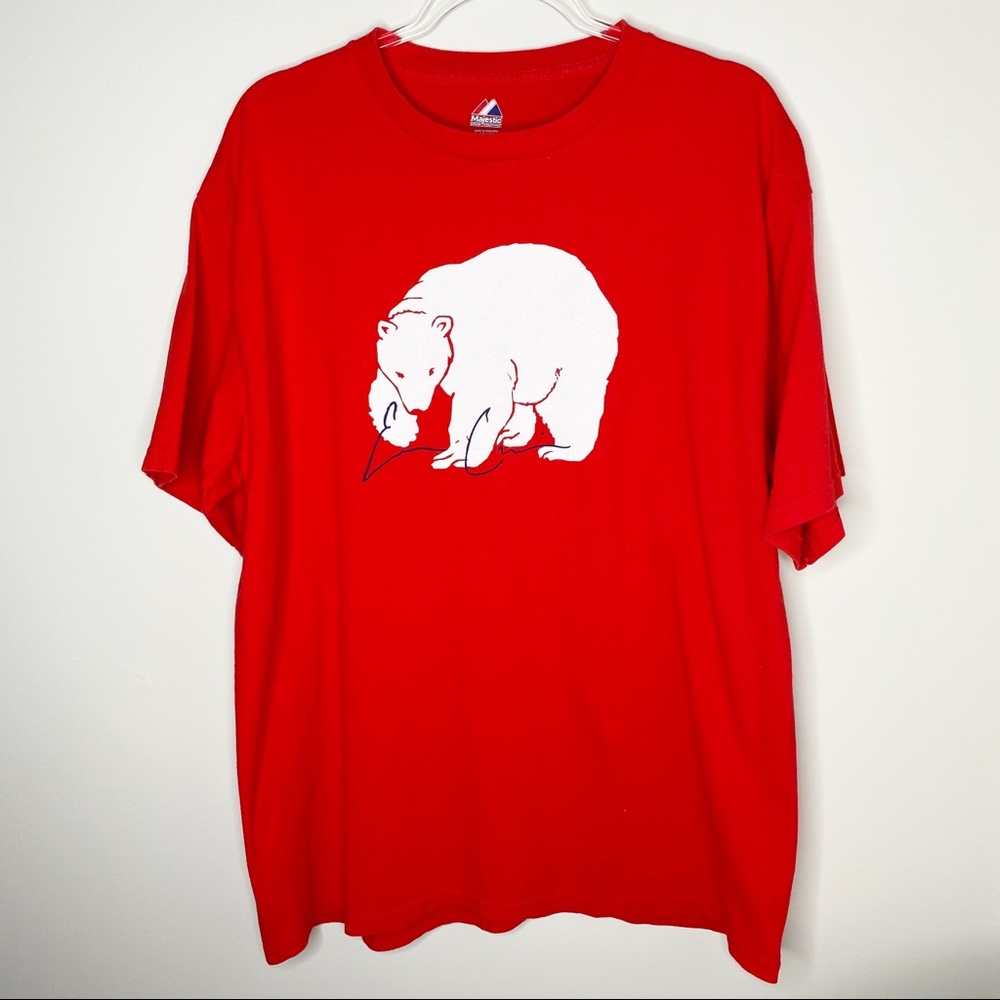 Atlanta Braves Evan Gattis El Oso Blanco T Shirt